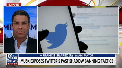 Miami Mayor Francis Suarez No One Is Surprised Over Twitters Shadow