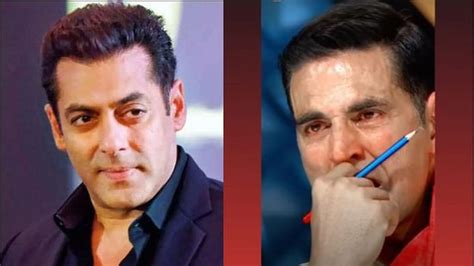 Salman Khan Also Became Emotional Seeing Akshay Kumar Crying Watch Video Amar Ujala Hindi News