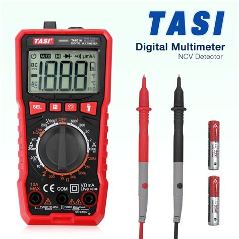 Auto Range Digital Multimeter Voltmeter Ammeter AC DC Volt Ohmmeter