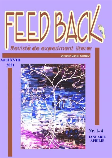 ARHIVE LITERARE Revista Feed Back nr 1 4 2021 Revistă de