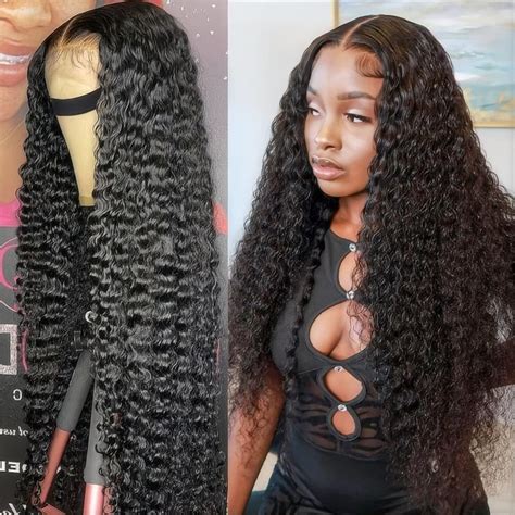 Amazon X Hd Lace Deep Wave Wig Human Hair Pre Plucked X Deep