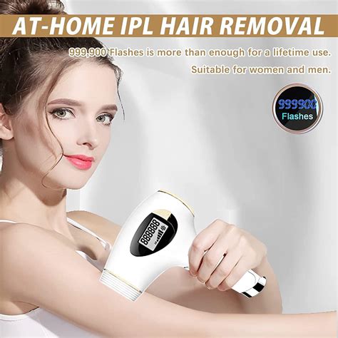 Painless At Home Ipl Laser Hair Removal Device For Women And Men Permanent Results For Face