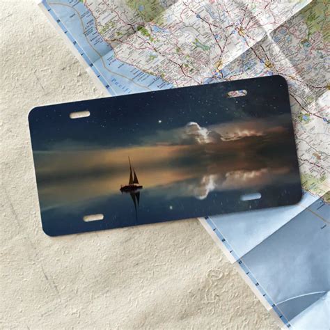 Sailing Away To The Clouds License Plate Zazzle