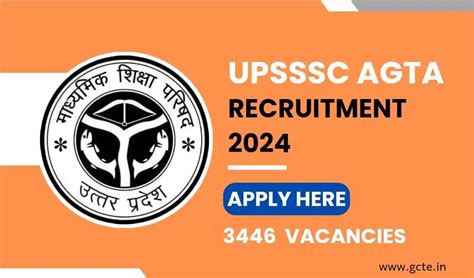 UPSSSC AGTA Recruitment 2024 3446 Vacancies Application Eligibility