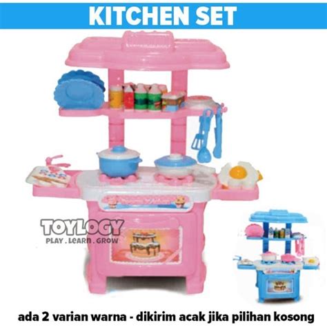 Jual Mainan Anak Perempuan Masak Masakan Peralatan Alat Dapur Kompor