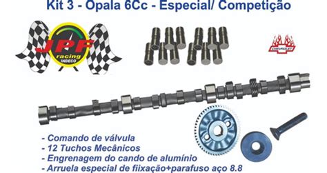 Comando Opala 6cc Esportivo 278x278x109 12tuchos eng fix Frete grátis