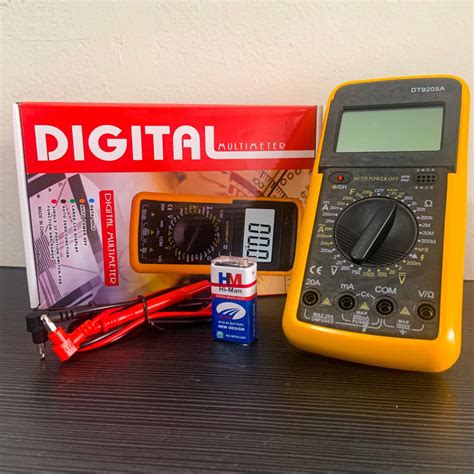 Jual Multimeter Avometer Digital Dt A Multitester Digital Shopee