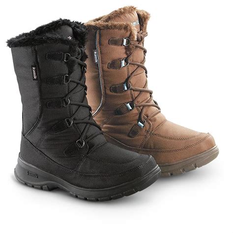 Women's Kamik® Waterproof Brooklyn Boots - 207453, Winter & Snow Boots ...