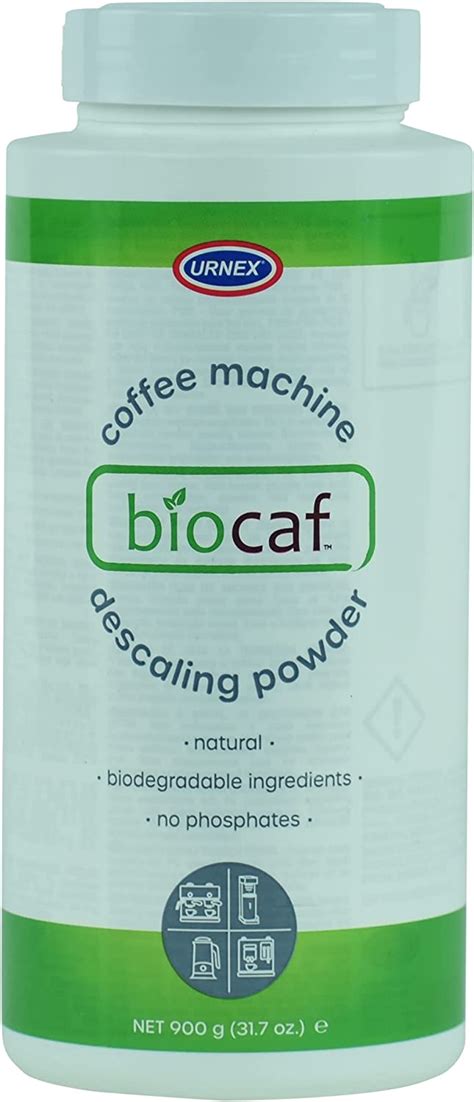 Biocaf Máquina de café y espresso en polvo descalcificante tarro de 31