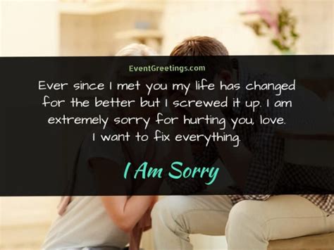 40 Im Sorry Quotes To Apologize With Right Word Events Greetings