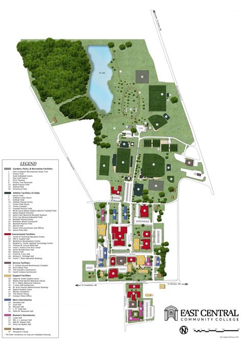 Campus Map East Central Community College