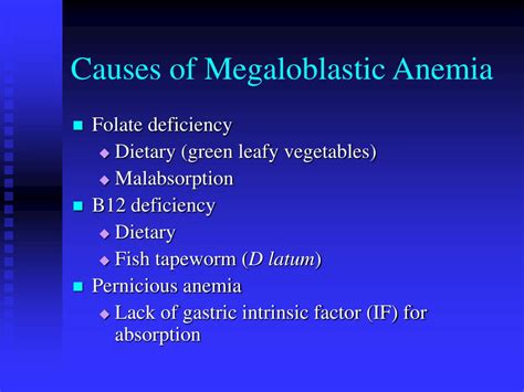 PPT - Week 4: Macrocytic Anemia PowerPoint Presentation, free download - ID:455242