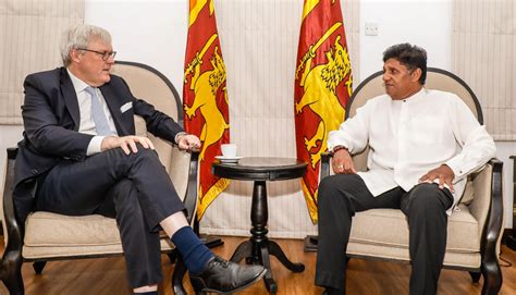 Sajith Premadasa Meets The New British High Commissioner Buzzer