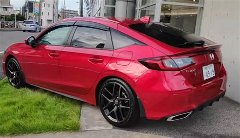 11th Civic Hatchback Red Metallic R565M CivicXI 11th Gen Civic Type