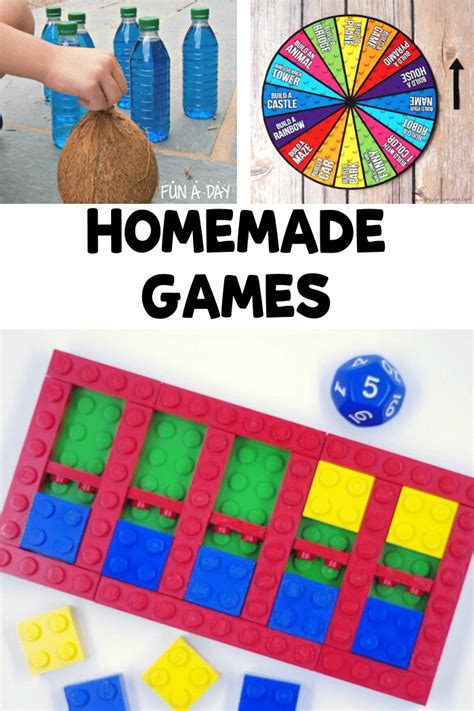 50 Awesome Homemade Games For Kids To Play And Learn Fun A Day