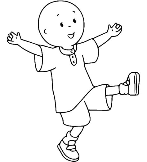 Caillou Coloring Pages Printable for Free Download