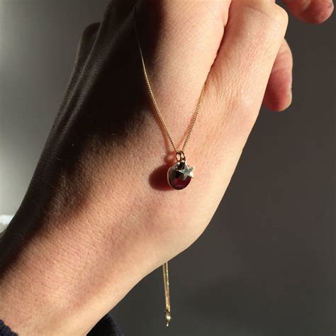 Delicate Solid Gold Disc Necklace By Lindsay Pearson