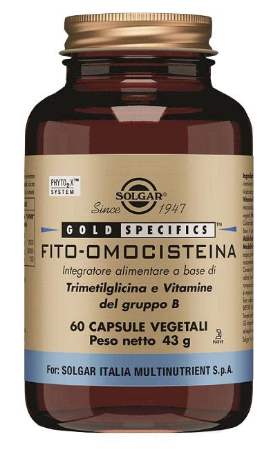 Solgar Fito Omocisteina 60 Capsule Vegetali