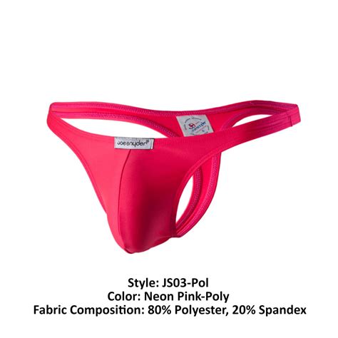 Mens Underwear Joe Snyder Js03 Pol Polyester Thong Ebay