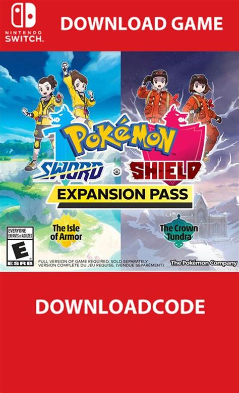 Pokemon Sword Shield Expansion Pass Switch VOUCHER Game Shock Oss