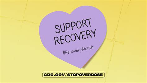 National Recovery Month Cdc Healing Properties