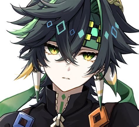 Safebooru 1boy Black Hair Black Jacket Commentary Ear Piercing