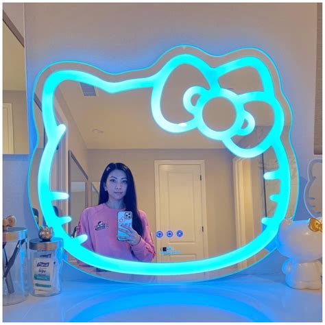 Impressions Vanity Hello Kitty Led Makeup Mirror Wall Mount Tabletop