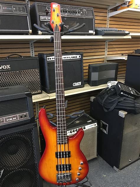 Ibanez Srx700 Cherryburst 4 String Bass W Gigbag Reverb