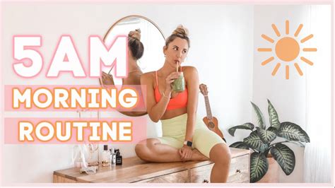 5am Morning Routine ☀️ Healthy And Productive Youtube