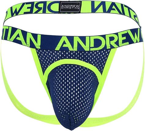 Buy Andrew Christian Mens Sexy Sports Mesh Jock Underwear Arch Back