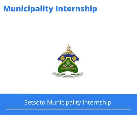 November 22 2023 Setsoto Municipality Internships Za