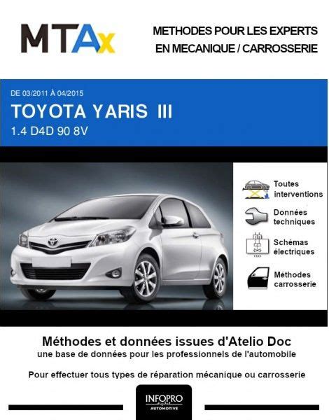 Revue Technique Toyota Yaris Rta Papier Neuf Ou Occasion Ou Pdf