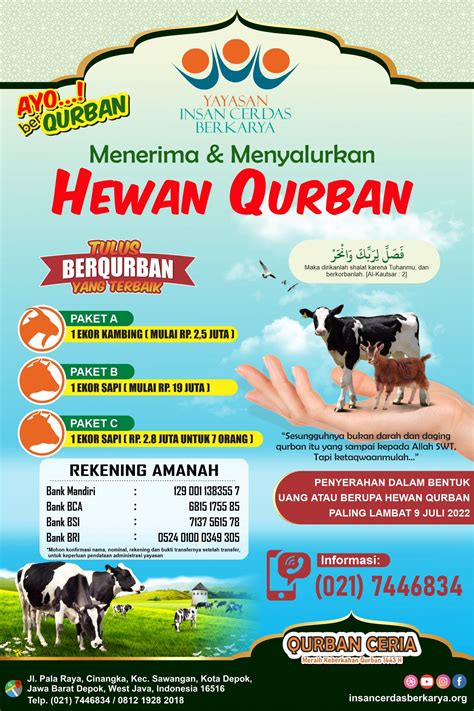 Qurban Ceria Idul Adha H Yayasan Insan Cerdas Berkarya