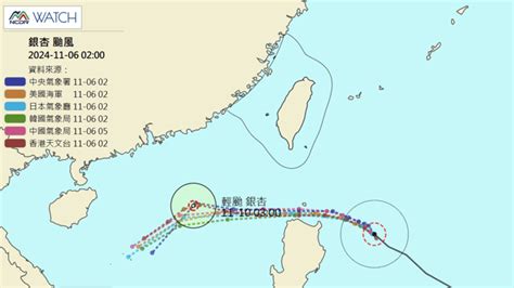 銀杏颱風各國路徑一致了 2地雨連炸5天 生活 中時新聞網