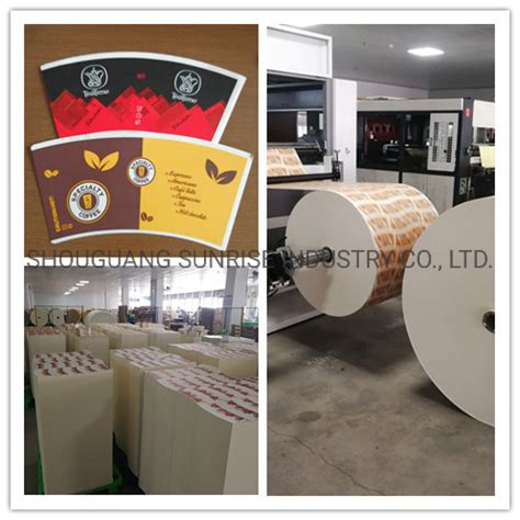 Disposable Pe Coated Paper Cup Fans For Making Paper Cup Coated Paper