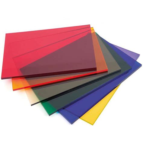 Translucent Colored Cast Extruded Acrylic Sheet Glasses Plastic Sheet