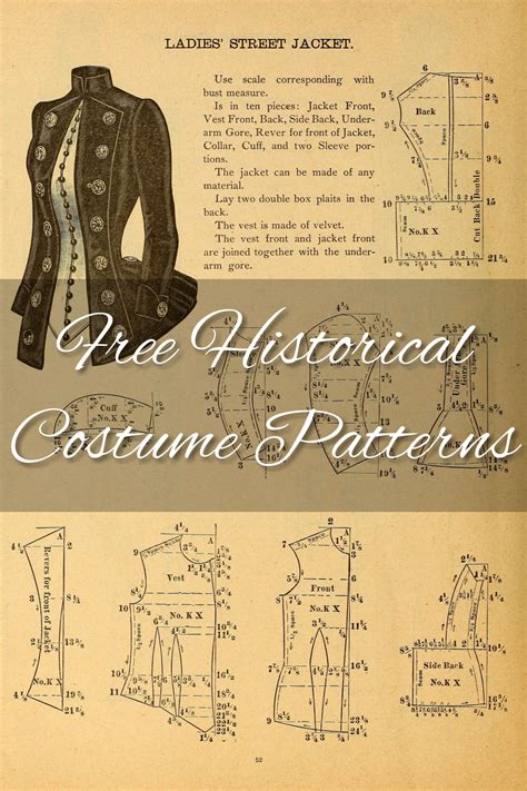 Patterns For Historical Costumes - Pattern Inspiration Daily