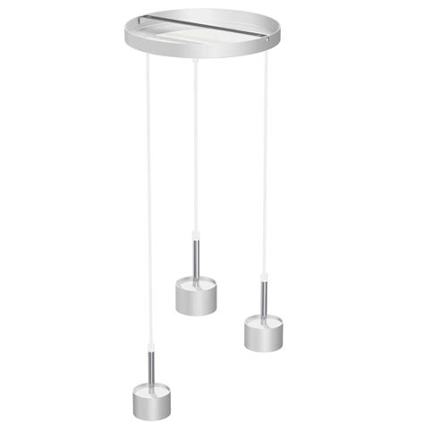 Lampa Wisząca Arena White Silver 3xGX53 MLP7780 Milagro