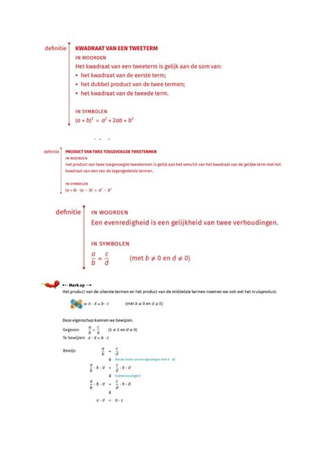 Examen Wiskunde Definities Wiskunde Studocu