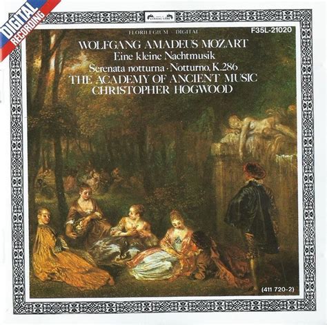 Mozart Eine Kleine Nachtmusik Etc Christopher Hogwood Academy Of