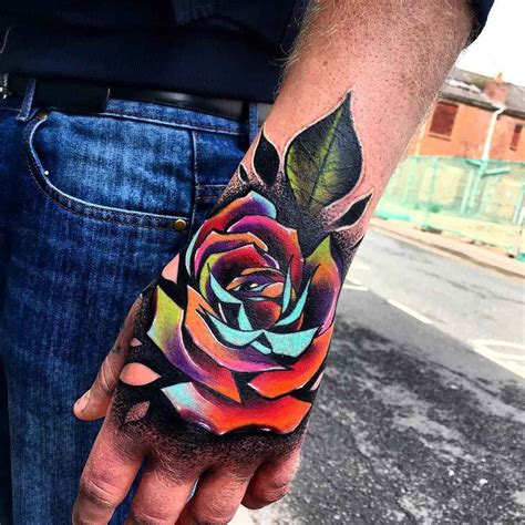 Bright Color Tattoos Designs