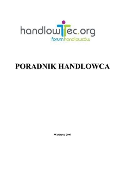 Poradnik Handlowca Handlowiec Org