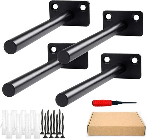 4Pcs 15cm Solide Supports Étagères Flottante Invisibles Fixation Cachée