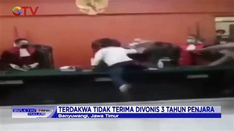 Kericuhan Warna Sidang Putusan Pelanggaran Prokes Terdakwa Serang