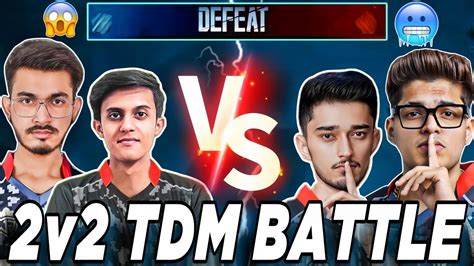 Intense 2v2 Tdm Battle 🥵 Jonathanjelly Vs Adminosimp 😱 Jonathan 1