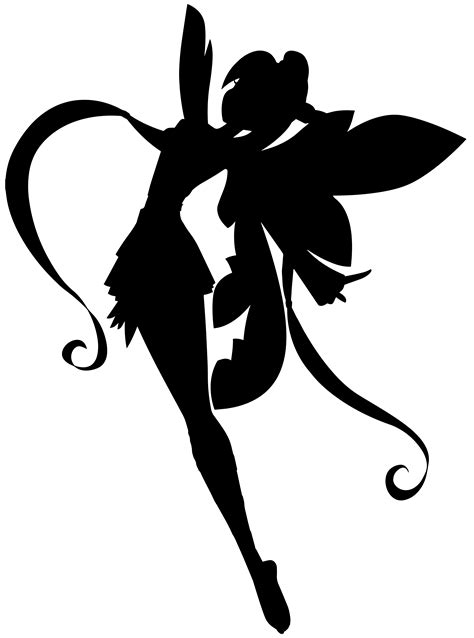 Fairy Silhouette Transparent Clip Art Image | Gallery Yopriceville ...