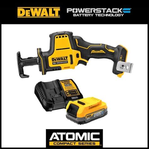 DEWALT ATOMIC 20V MAX Cordless Brushless Compact Reciprocating Saw And