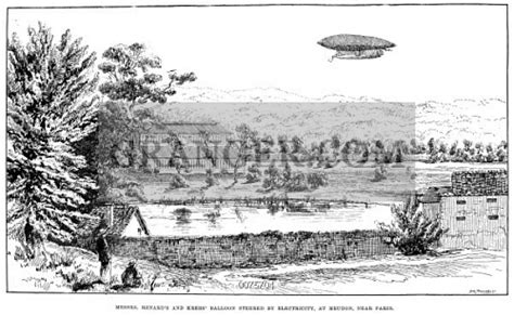 Image Of La France Airship 1884 Flight Of Charles Renard And Arthur