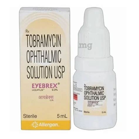 Tobramycin Ophthalmic Solution Usp 5 Ml 10 Ml At Rs 318piece In