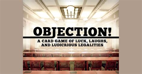 Objection! The Card Game | Board Game | BoardGameGeek